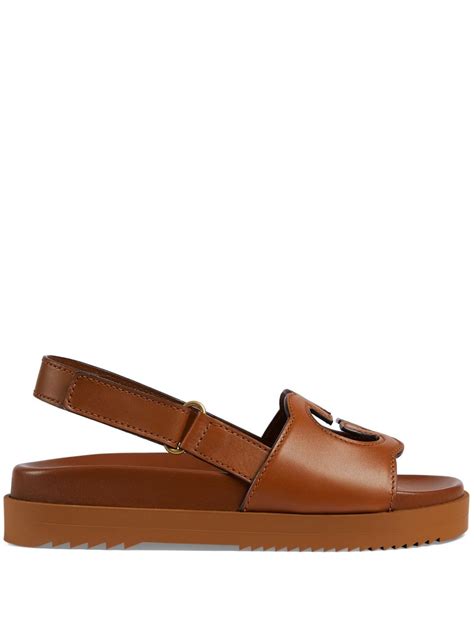 brown sandals to match gucci belt|Gucci sandals.